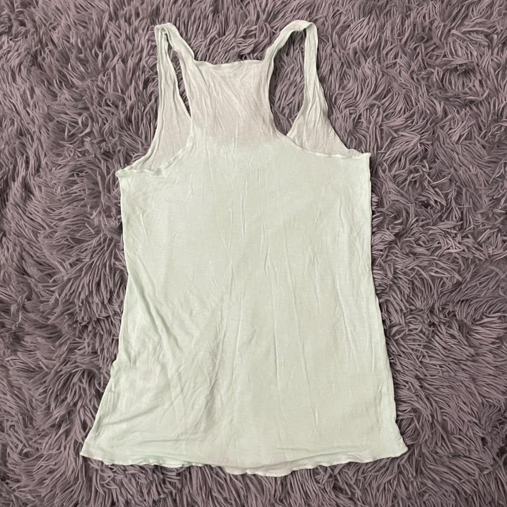 NWOT Madewell Womens Racerback Tank Top in Light Sea Green